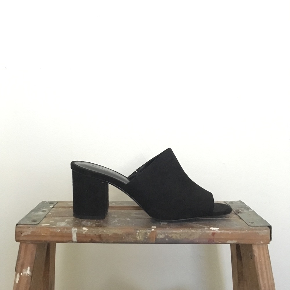 Zara Black Mules, Size US 6.5 Women